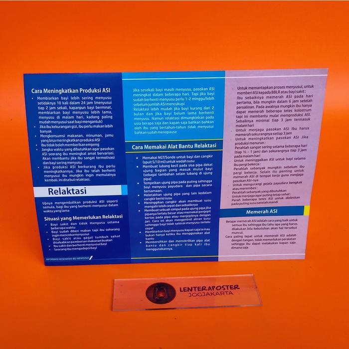 Leaflet/brosur tentang cara yang benar dalam memerah asi