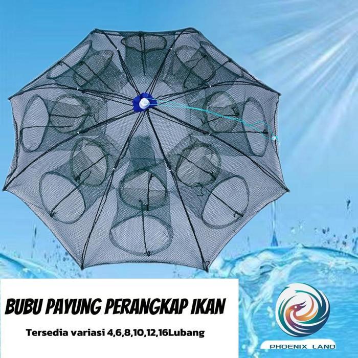 Perangkap Bubu Payung Jaring Ikan Udang Kepiting Dan Lain Lain Jebakan Jaring Perangkap Ikan