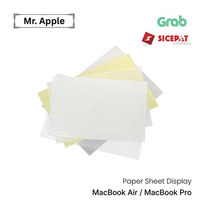 PAPER SHEETS BACKLIGHT LCD MACBOOK PRO A1706 A1708 A1989 A2289 A2159 A2251 A2338