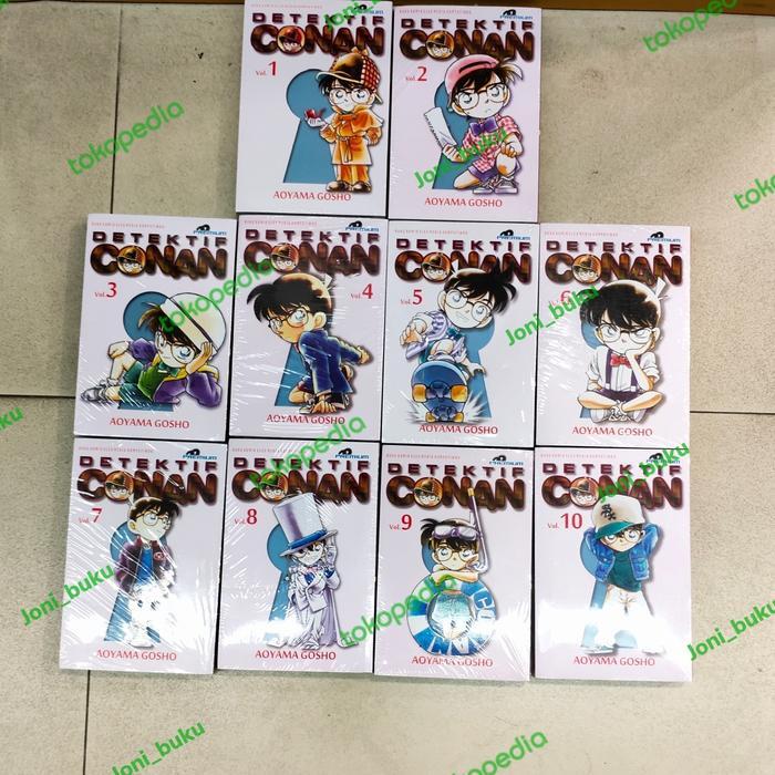 Komik SET Detektif Conan Premium 1 2 3 4 5 6 7 8 9 10 Aoyama Gosho