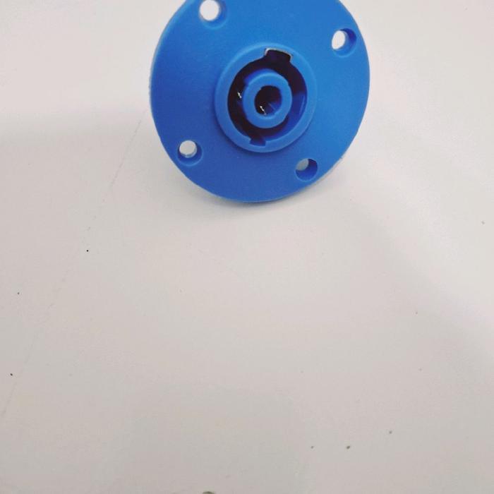 1 Set Jek Soket Spikon Bulat Speaker+Kabel 1 Meter Redy Stok