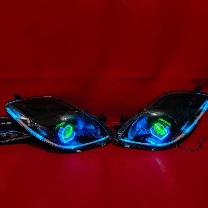 Headlamp Biled Yaris Bakpao 2009-2013 full rgb - Sepasang Kiri Kanan