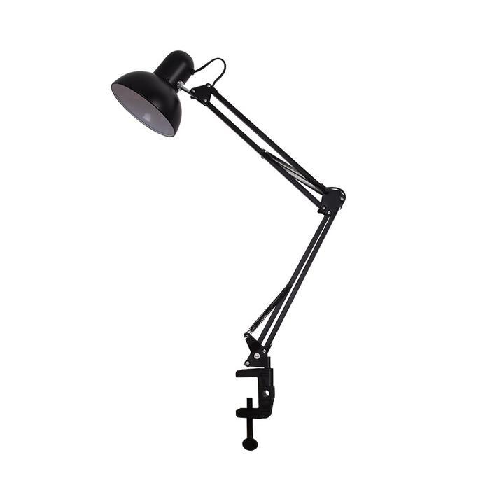 Philips - Rumah Lampu Belajar Arsitek Fitting Lampu Baca Meja Belajar Arsitek Hitam Putih Duduk