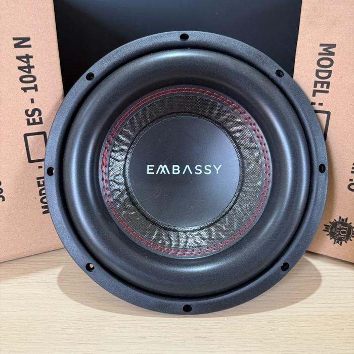 SUBWOOFER EMBASSY 10 INCH DOUBLE COIL 500 WATTS SUBWOOFER EMBASSY ES-1044 N SUB 10 EMBASSY 1044
