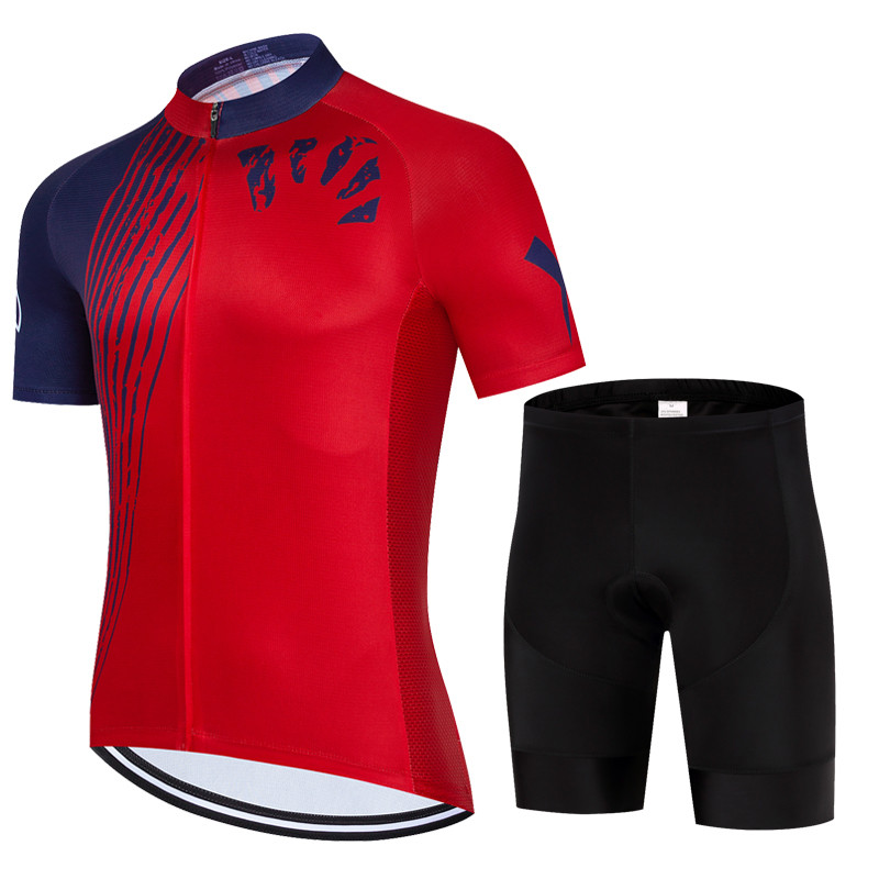 Vendull Cycling Jersey Bib Short Set 2023 Mens Team Mountain Bicycle Clothing Short Sleeve Suit Spor