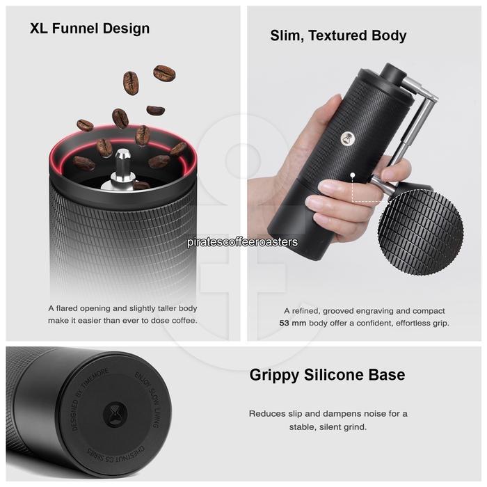 Timemore Chestnut C5 Pro Hand Coffee Bean Grinder Manual Alat Penggiling Biji Kopi