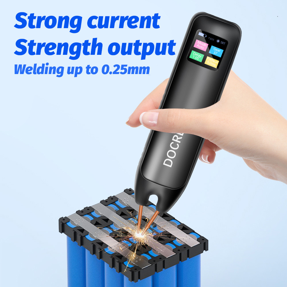 Color Screen Portable Handheld Small Spot Welder 18650 Mobile Phone lithium Battery Nickel Plate