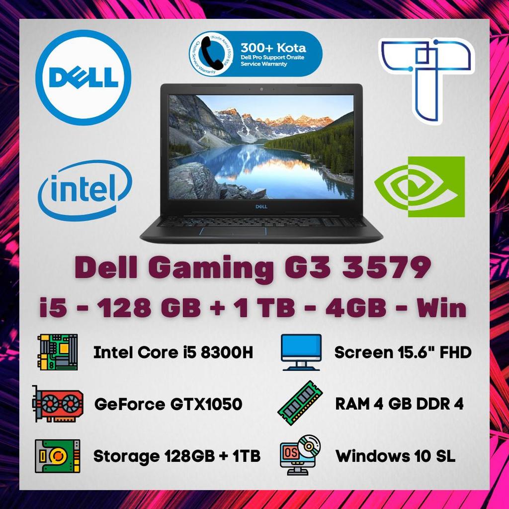 Laptop Notebook Dell Gaming G3 3579 - i5 - 1TB + 128GB - 4 - Win - VGA