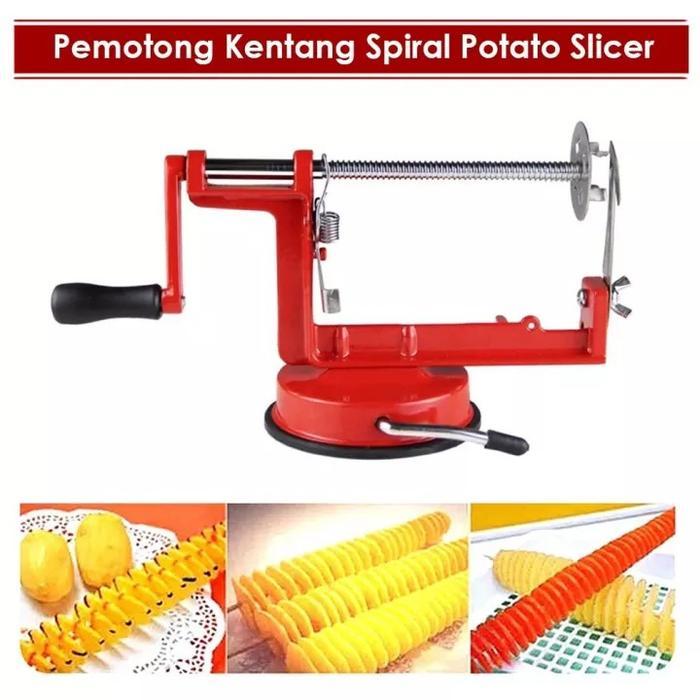 Potato Slicer - Alat Pemotong Kentang Spiral - Pisau Pemotong Kentang Spiral