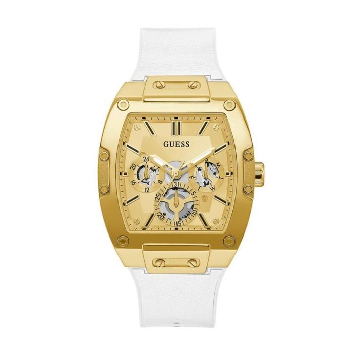 (Jual-1225) Jam Tangan Pria Guess Original Gw0202G1 Gw0202G2 Strap Rubber Fullset