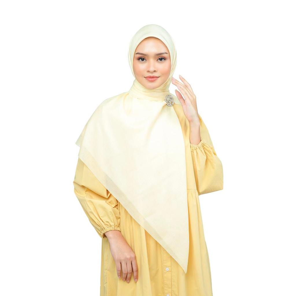 Nada Puspita -Nada Voile Scarf Large - Sweet Corn