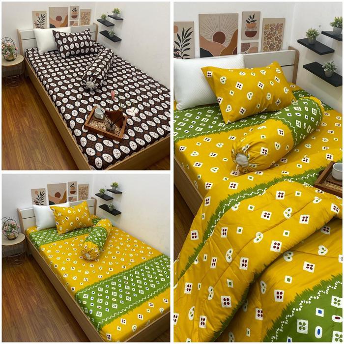 SPREI MOTIF BATIK JUMPUTAN / SEPREI MOTIF BEST SELLER / SPREI KARAKTER HOMEMADE