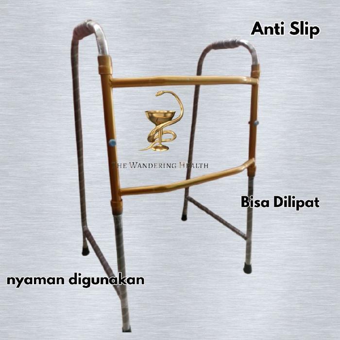 Terlaris Walker Lipat Lokal Ringan untuk Lansia Alat Bantu Jalan Anti Slip - Alat Bantu Jalan