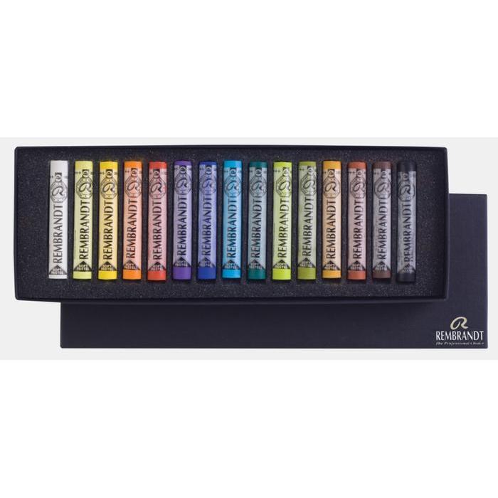 REMBRANDT SOFT PASTELS GENERAL SELECTION - 15 WHOLE PASTELS