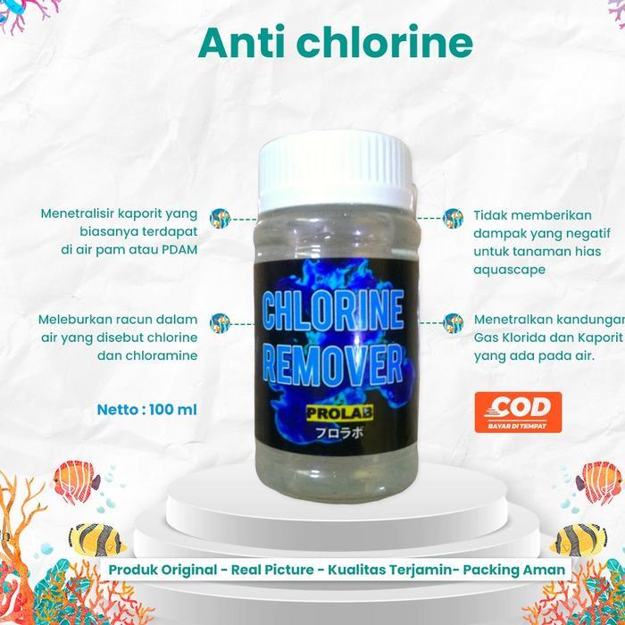 anti chlorine KECIL 100 ML/anti klorin/penetralisir kaporit/chlorine remover cair