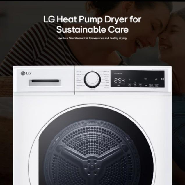 Mesin Pengering Laundry 8 Kg LG Dryer Pengering 8 Kg LG RD08NHP5W Dryer