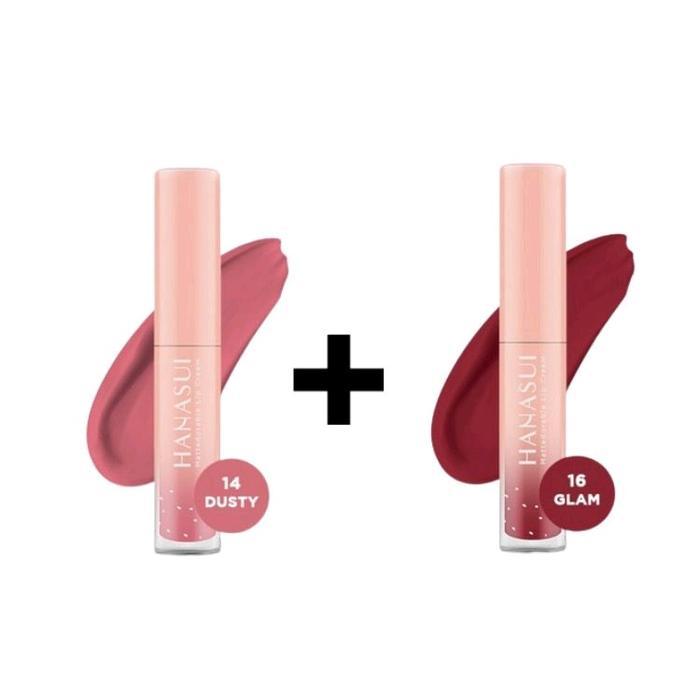 PAKET HEMAT SET OMBRE DUSGLAM dari lipcream hanasui boba