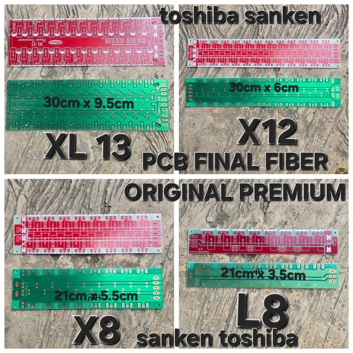 TERLARIS ORIGINAL PREMIUM FIBER FINAL PCB LINE TRANSISTOR TOSHIBA SANKEN TIP MJL PARAREL FINAL POWER
