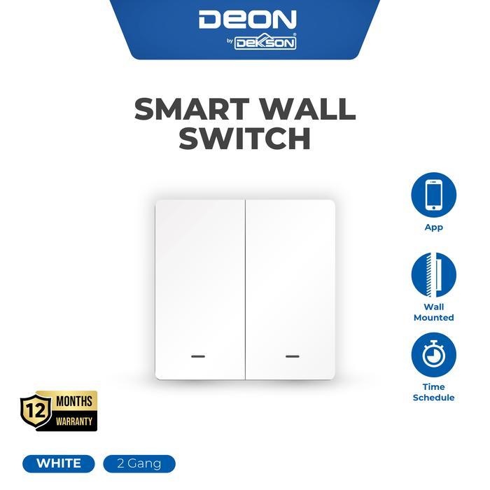 Deon Smart Wall Switch Netral Saklar Dinding Pintar Smart Wall Switch Netral 3 Gang