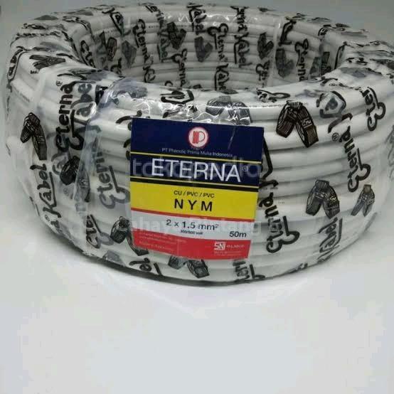 Kabel Listrik Nym 2 X 1.5 Mm Eterna