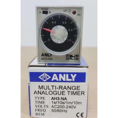 Analogue Timer Ah3-Na Multi Range Ac200-240 ( Ori Taiwan )
