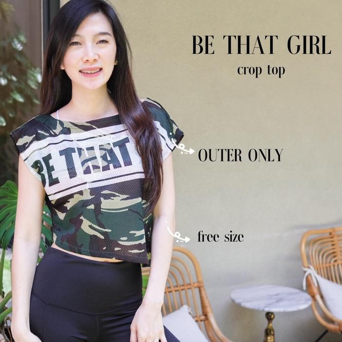 [ URBAN CHIC ] Be that girl (OUTER SAJA)/ atasan baju senam/atasan zumba/atasan aerobic/atasan