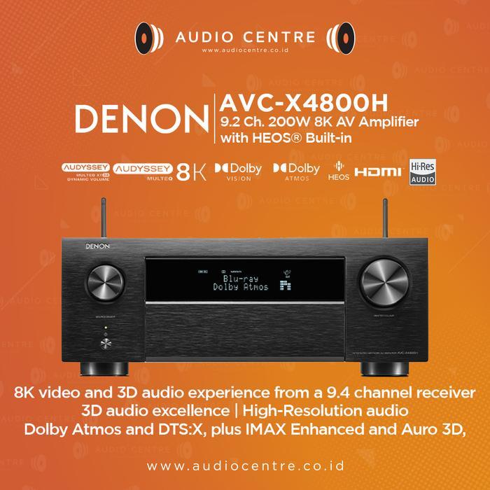 Denon AVC-X4800H AVCX 4800H AV Receiver Dolby Atmos 9.4ch 4K 8K