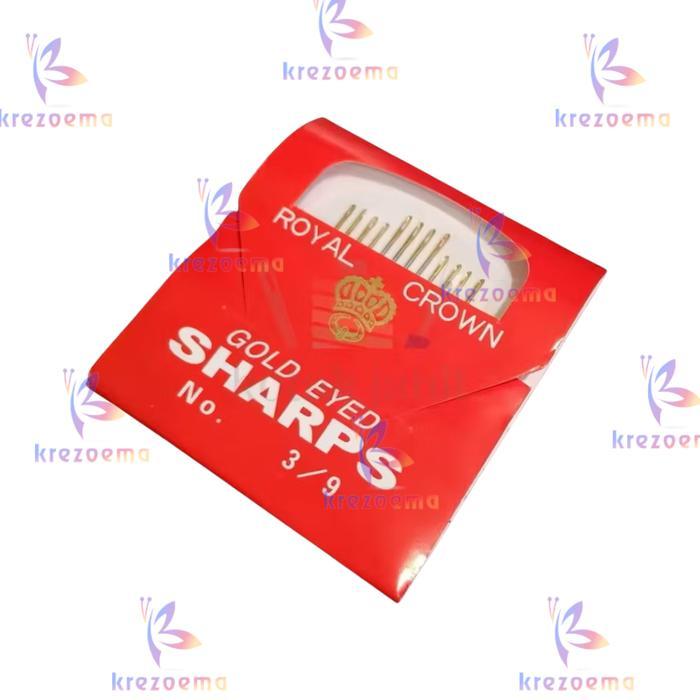 JARUM JAHIT TANGAN SHARP ROYAL CROWN