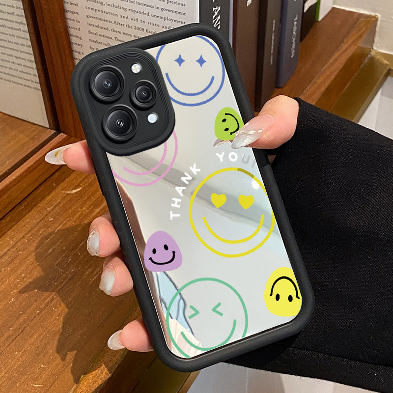 Casing Hp Xiaomi Redmi 12 4G Redmi 12 5G Redmi Note 12r 5G Case Casing Kematian Smile Emoji Tas Pola