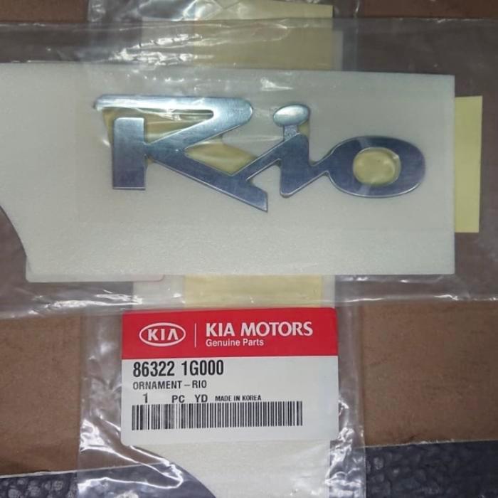 Emblem Kia Rio Pride