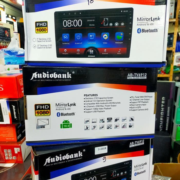 Head Unit Android Audio Bank Ram2Gbrom32Gb 10Inch