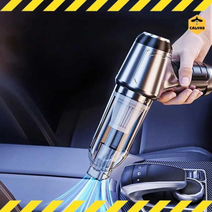TERLARIS Vacuum Cleaner Portable Penyedot Debu Mobil 2in1 19000Pa 2000mAh SALE