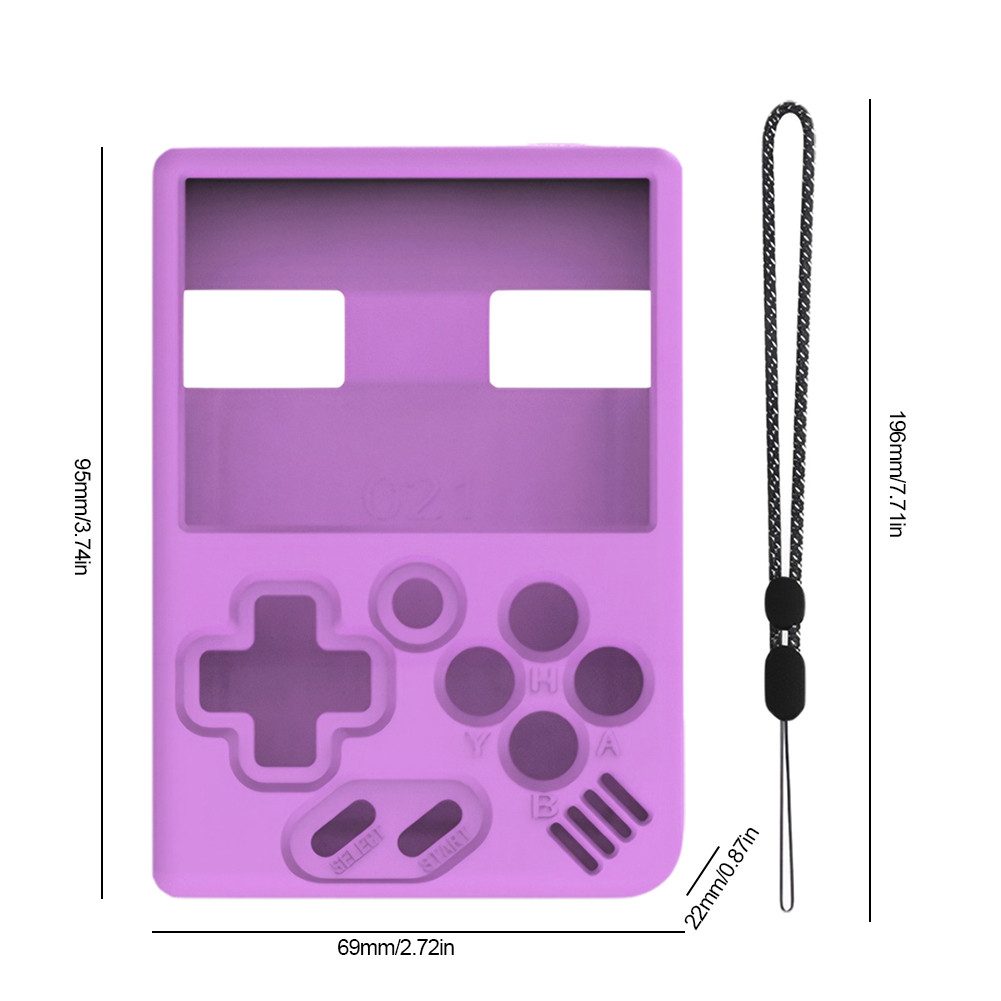 Soft Silicone Protective Case for Miyoo Mini/Miyoo Mini Plus Game Console Dropproof EVA Hard Cover