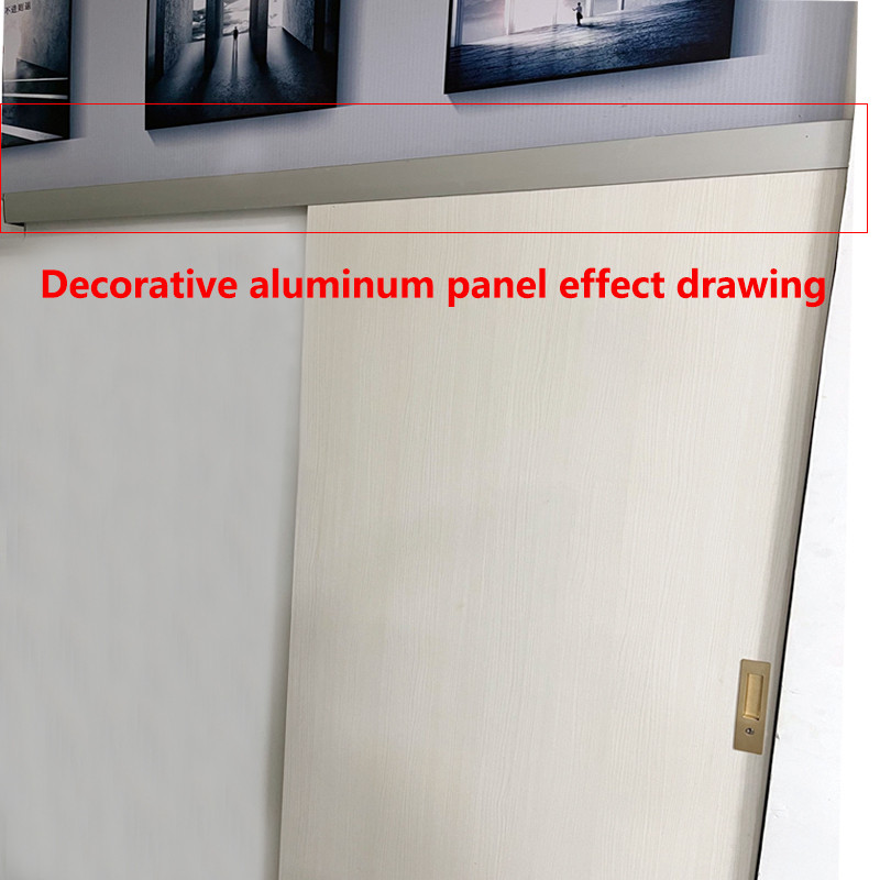 TOPKNORR Sliding Door Sliding Wheel Sliding Rail Side Mounting Side Decoration Aluminum Sliding Door
