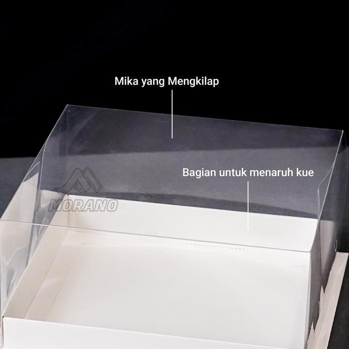 [PREMIUM] Box Mika PVC Multifungsi Cake Box Kotak Seserahan Box Hampers Flower Box Kotak Nikah