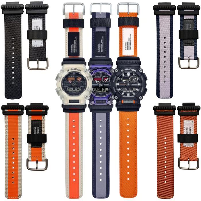 DISKON Tali Jam Tangan Replacement Strap Kanvas GA-900 7028.24 READY STOCK