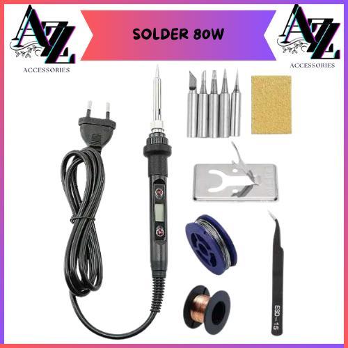 Solder Listrik Set Lengkap Solder Listrik 1 Set Komplit Solder Listrik Digital Lcd Adjustable
