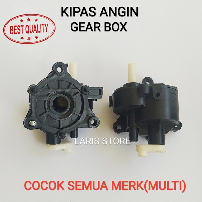 GEAR BOX (HITAM) KIPAS ANGIN MULTI RRT MIYAKO COSMOS SANEX GMC Dll