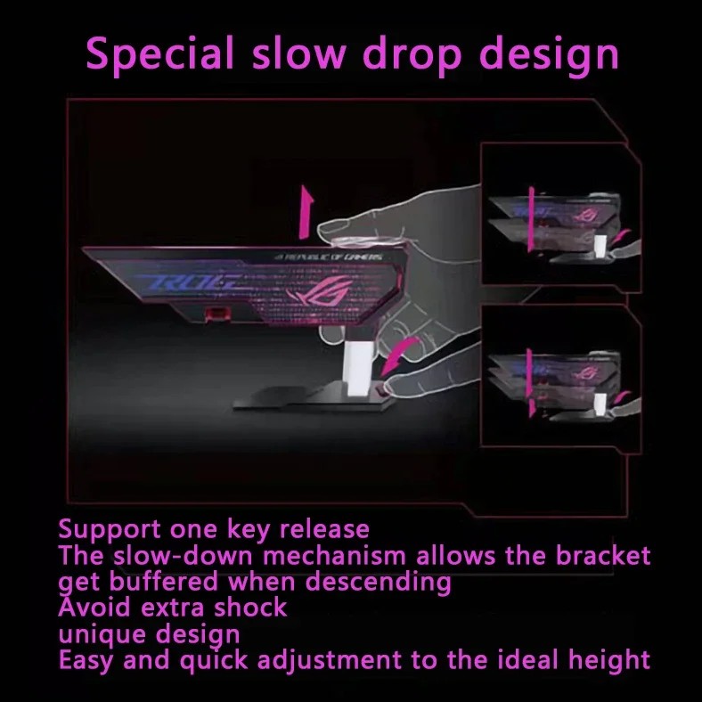 ROG Hercules graphics card bracket, GPU bracket DIY computer desktop gaming RTX3080/3090DDR5 gaming