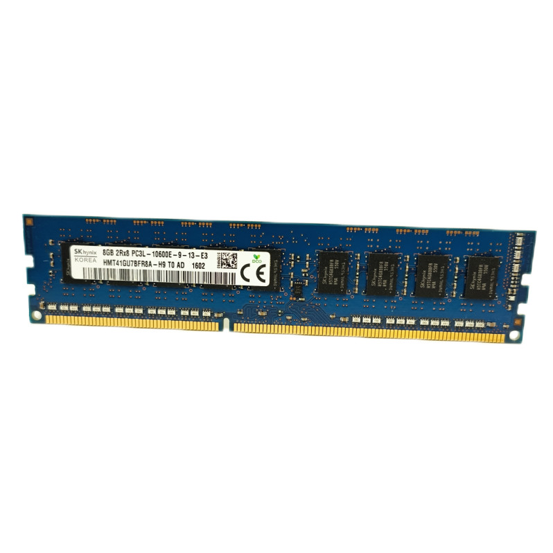 Hynix DDR3 8GB 10600E PC3L 1333MHz 2Rx8 Pure ECC UDIMM workstation 8G RAM Unbuffered Server memory