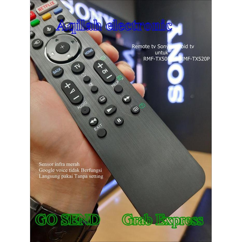 Remote Tv Sony Android Tv Untuk Rmf-Tx500P & Rmf-Tx520P