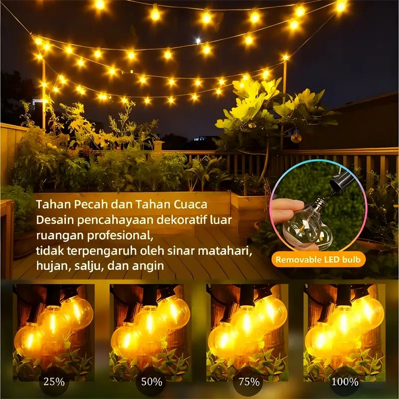 Lampu Tenaga Surya Dinding Outdoor Anti Air LED Terang Hemat Listrik Mudah Dipasang Untuk Halaman Ru