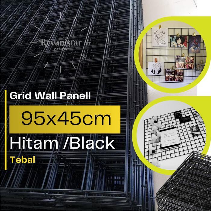 Ram Besi 95X45Cm Wire Mesh Gantungan Aksesories Kawat Ram Dinding Pasti Promo
