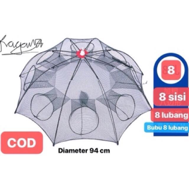 JALA JARING BUBU IKAN PAYUNG 8 LUBANG
