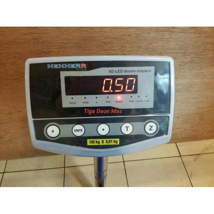 Murah Timbangan Duduk / Timbangan Lantai / Bench Scale 100 Kg/150 Kg