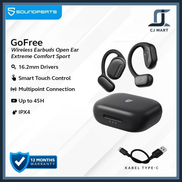 Soundpeats Gofree True Wireless Open Ear Extreme Comfort Sport Tws Terbaik