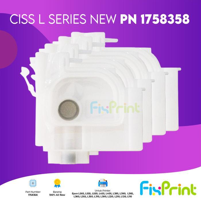 Terbaru Best Quality 100% Original Cartridge Ciss Infus Epson L355 L360 L365 Printer L380 L385 L405