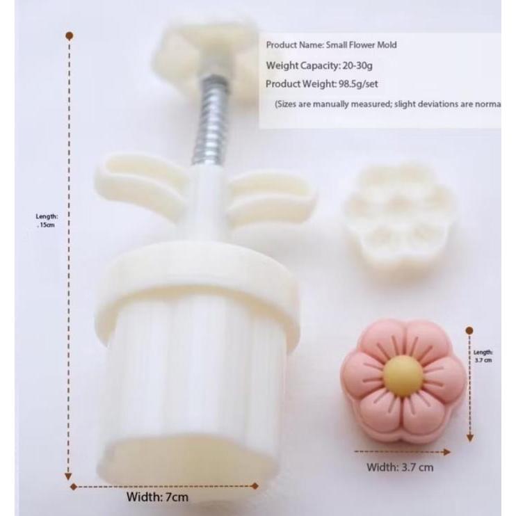 Cetakan Kue Bulan Nastar Talam Kukus Moon Cake Bunga Sakura