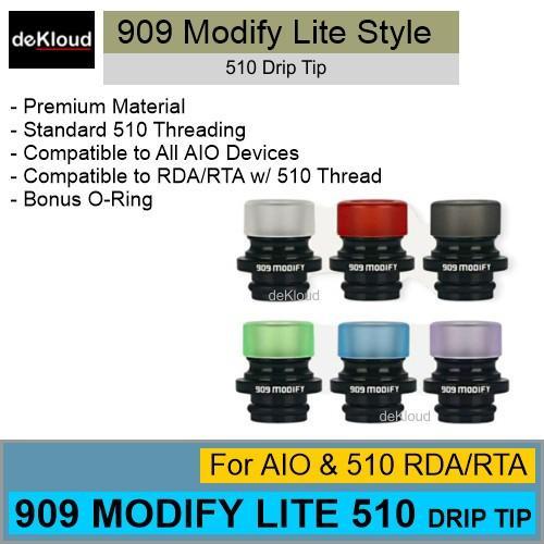 909 MODIFY LITE Style 510 Drip Tip driptip for AIO RDA RTA RBA *