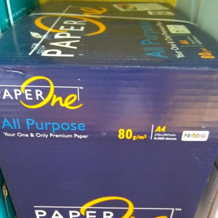 kertas A4 80 gram paper one 1 dus